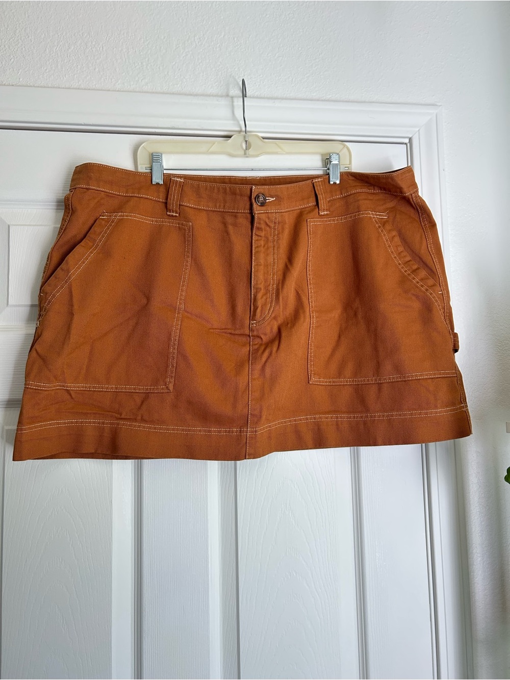 Old navy Rust Utility Mini Skirt